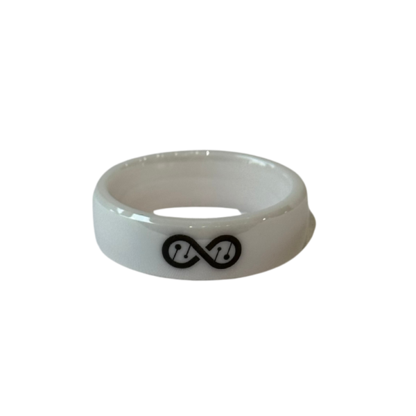 Ceramic Infinity Ring - Image 2