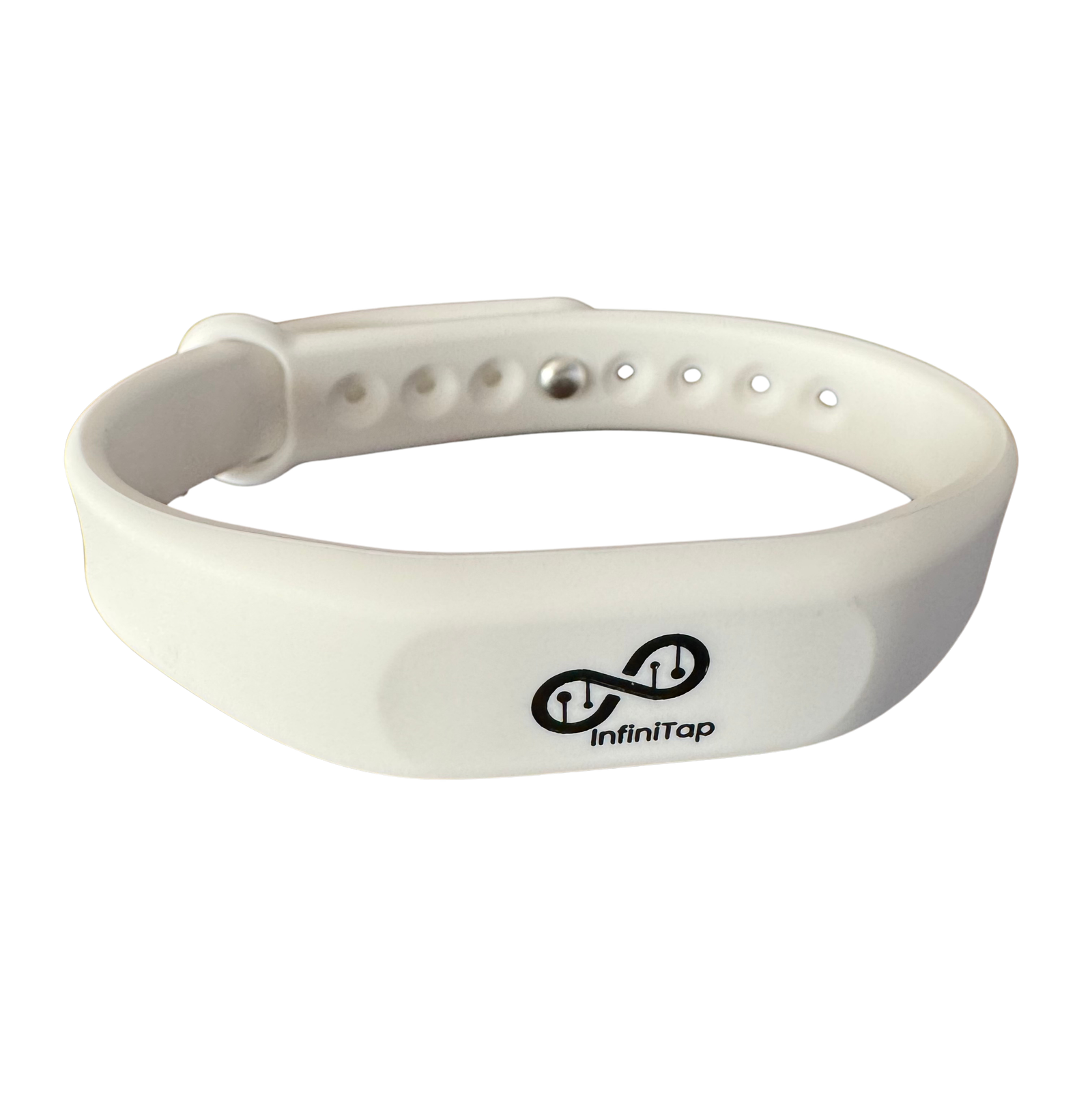 White Adjustable Wristband